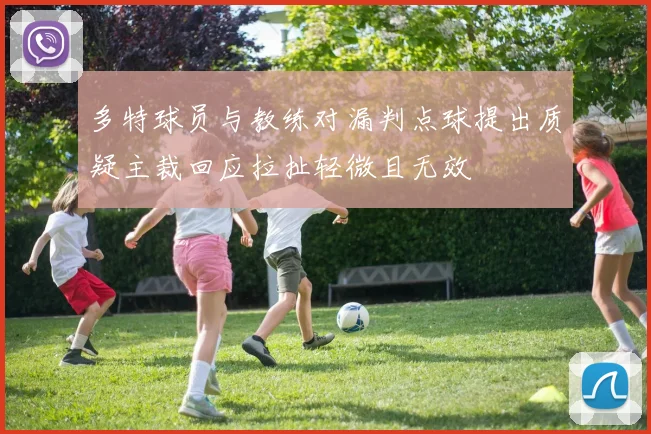 多特球员与教练对漏判点球提出质疑主裁回应拉扯轻微且无效